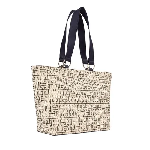 Сумка Tommy Hilfiger Th City Mono Tote Handbag AW0AW16406 Écru