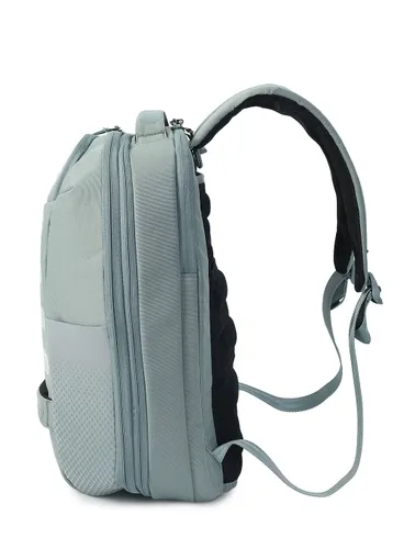 Городской рюкзак Hedgren Handle L Exp Backpack-grey / green