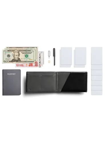 Portfel skórzany Bellroy Travel Wallet RFID - black