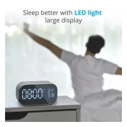 Budzik AKAI ABTS-S2BK Czarny