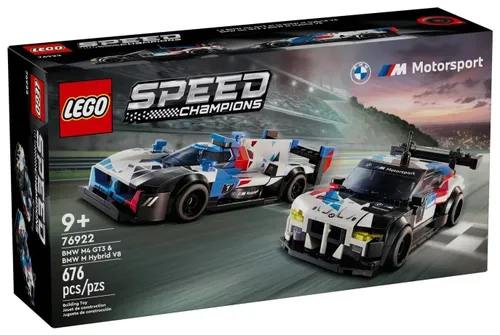 LEGO Speed Champions 76922 гоночные автомобили Bmw M4 Gt3 &amp; Bmw M Hybrid V8