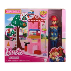 Mattel Lalka Barbie Strażaczka z akcesoriami