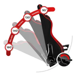 Fotel HUZARO Ranger 6.0 Mesh Czerwony