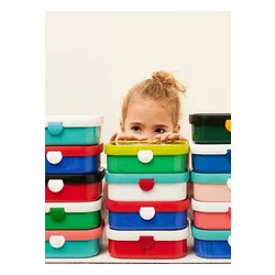 Zestaw dziecięcy bidon i lunchbox Campus Mepal - jungle