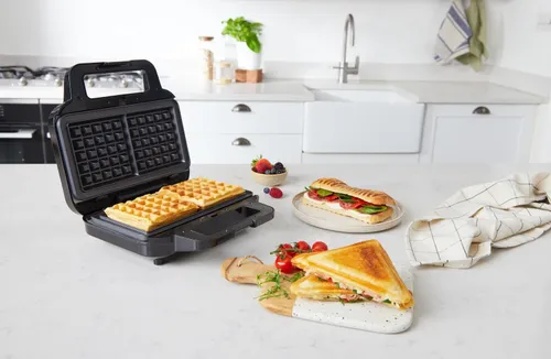 Opiekacz Breville VST098X 3w1 Trójkąty Gofry Panini 900W