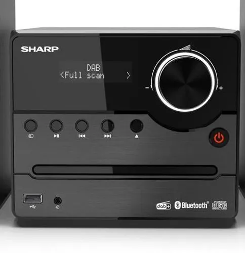 Sharp XL-B517D 15 Вт Bluetooth радио FM, DAB+ черный