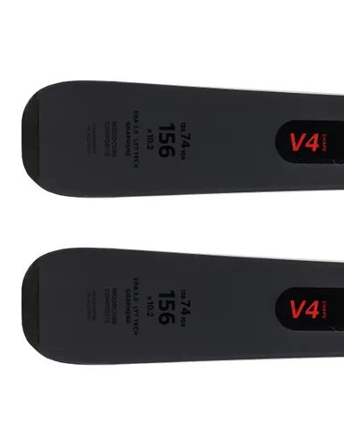 Narty allround HEAD SHAPE V4 red + wiązanie HEAD PR 10 z GRIP WALK 2025 - Długość (cm) - 156