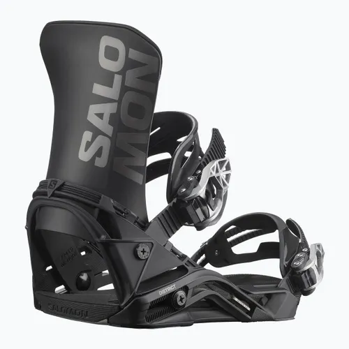 Wiązania snowboardowe męskie Salomon District black
