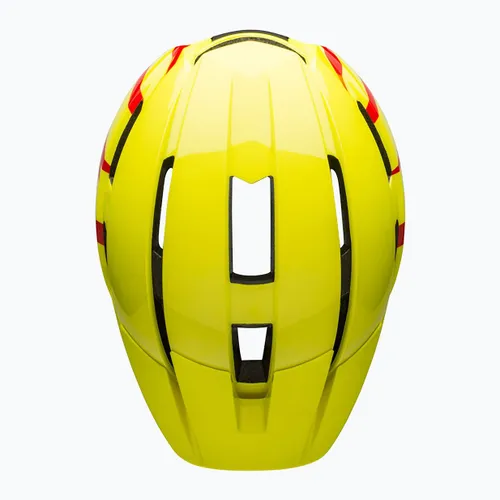 Kask rowerowy dziecięcy Bell Sidetrack II Jr gloss hi-viz/red