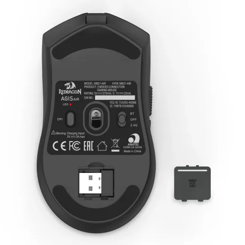 Myszka gamingowa Redragon AGIS M821-AIR Czarny