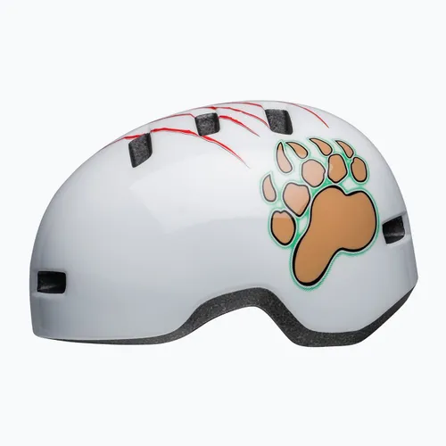 Kask rowerowy dziecięcy Bell Lil Ripper Jr white grizzly