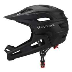 Kask rowerowy WOZINSKY HT-009C Czarny Full Face MTB  (rozmiar L)