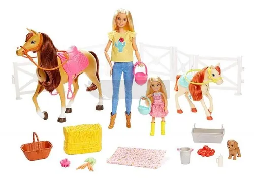 Barbie Stadnina koni Zestaw + Lalki FXH15