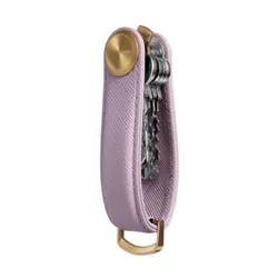 Skórzane etui organizer na klucze Orbitkey Key Organiser Pro Saffiano Leather - lilac