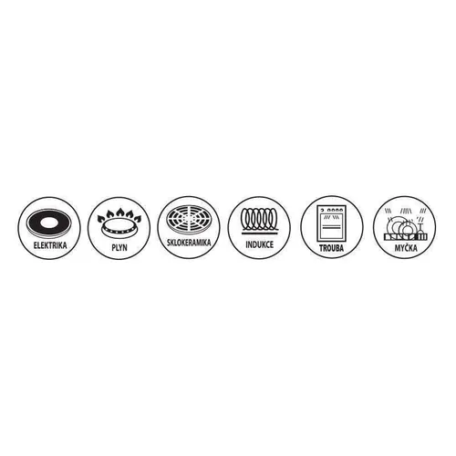 Patelnia granitowa GRANDE 20 / 26 cm 3 el.