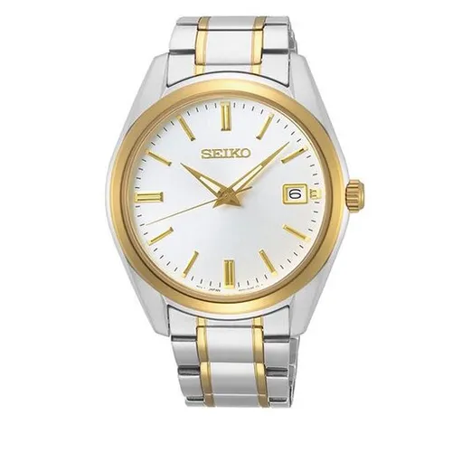 Seiko New Link SUR312P1 Gold / Silver Saati