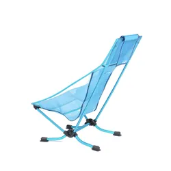 Niskie krzesło turystyczne Helinox Beach Chair - blue mesh