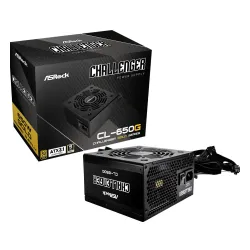 Zasilacz ASrock Challenger CL-650G 650W 80+ Gold Czarny