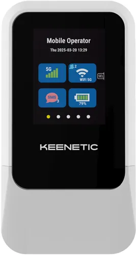 Router KEENETIC Roamer 5G 2.4 / 5 GHz (DualBand), Gniazdo SIM
