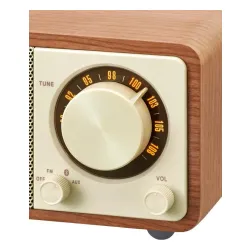 Radioodbiornik Sangean GENUINE MINI WR-7 Radio FM Bluetooth Orzech