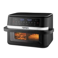 Air fryer Raven EFN013 Frytownica niskotłuszczowa 2950W 11,5l Jedna duża komora lub dwie regulowane