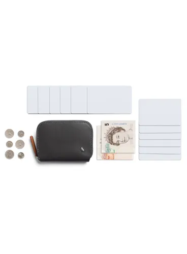 Кожаный кошелек унисекс Bellroy Folio Mini - угольный / кобальтовый