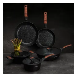 Rondel aluminiowy z pokrywką STARKE PRO ARCHIE WOODEN 1,6 l