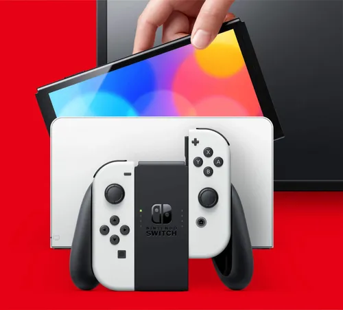 Игровая консоль Nintendo Switch OLED-модель - (белый)