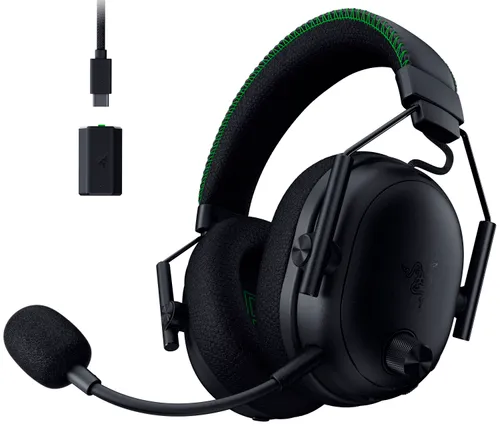 Słuchawki RAZER BlackShark V3 Pro for Xbox Bezprzewodowe, Nauszne, ANC, Dźwięk przestrzenny Czarny