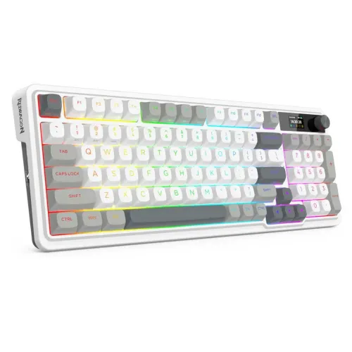 Klawiatura mechaniczna Redragon K719PK-RGB-PRO Galatin Pro Biały