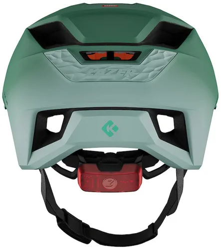Kask rowerowy LAZER Impala KinetiCore Zielony MTB z możliwością zamontowania lampki (rozmiar M)