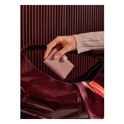 Portfel kieszonkowy RFID Secrid Miniwallet Pebble - rose