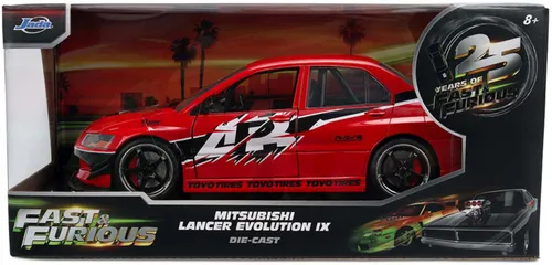 Samochód JADA TOYS Szybcy i wściekli Mitsubishi Lancer Evo IX 2006 9336208314R00