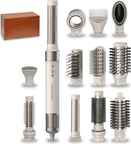 Suszarko-lokówka CECOTEC CeramicCare AirGlam 12w1 Szampański 1400 W