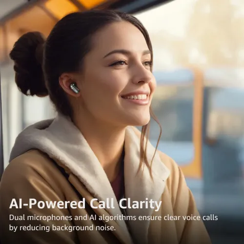 Słuchawki bezprzewodowe Tozo AeroSound3 Dokanałowe Bluetooth 5.4 Biały