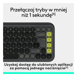 Klawiatura membranowa Logitech POP Icon Keys Grafitowy