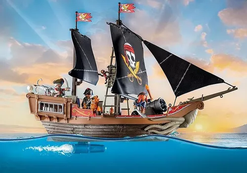 Playmobil Zestaw z figurkami Pirates 71530 Duży statek piracki