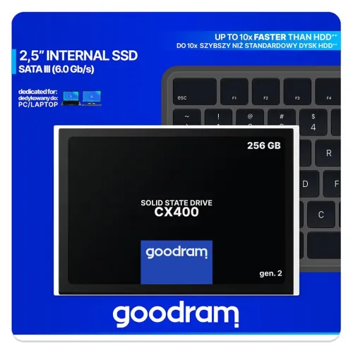 Dysk SSD GoodRam CX400 Gen.2 256GB