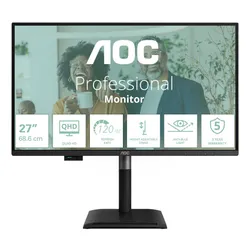 Monitor AOC Q27P4CV 27" 2560x1440px IPS 120Hz 4 ms [GTG]