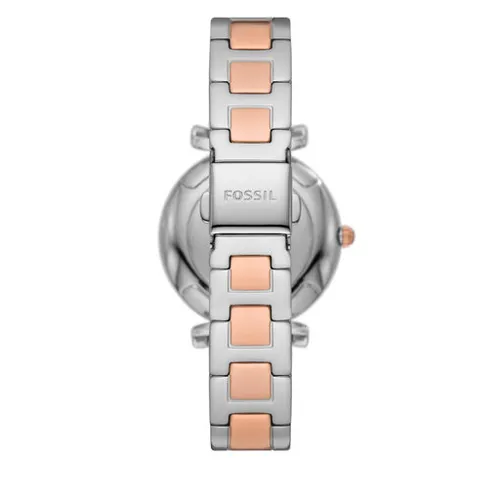 Fossil Carlie Mini Mesh ES5156 Gümüş / Altın Saatler