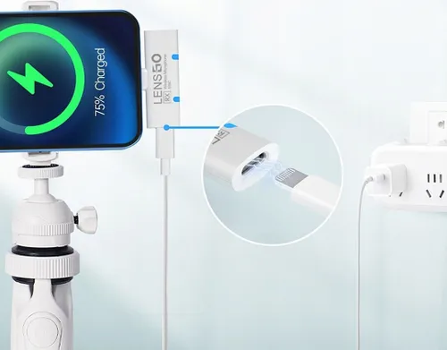 Mikrofon krawatowy LENSGO 518C Lightning