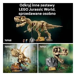 LEGO 76968 Jurassic World Szkielety dinozaurów: tyranozaur