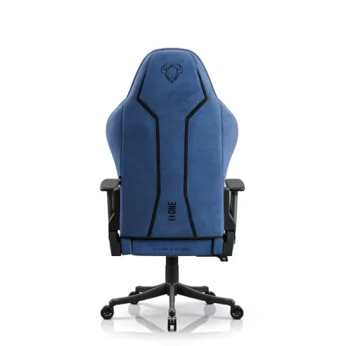Fotel Diablo Chairs X-One 2.0 Small Night Blue Gamingowy do 90kg Tkanina Czarno-Niebieski