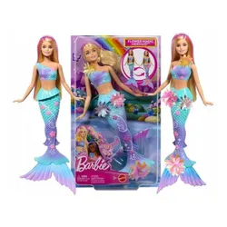LALKA BARBIE SYRENKA ROZKWITAJĄCE KWIATY syrenka z magicznymi kwiatami JDM72