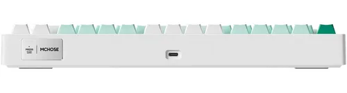 Klawiatura MCHOSE G75 Pro Matcha Latte V2 Switch Biało-zielony