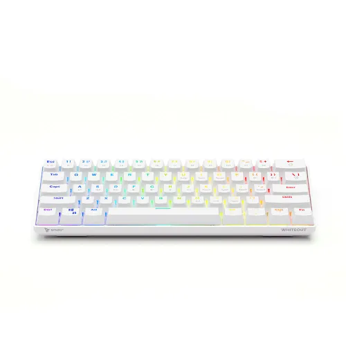 Klawiatura mechaniczna Savio Whiteout - Outemu Blue