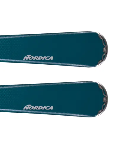 Narty damskie NORDICA BELLE 75 + wiązania MARKER FDT10 z GRIP WALK 2025 - Długość (cm) - 144