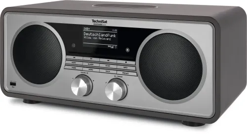 Radioodbiornik TechniSat DigitRadio 602 Radio FM DAB+ Internetowe Bluetooth Antracyt-srebrny