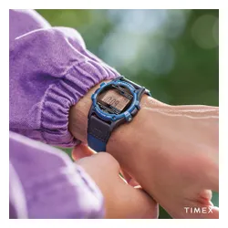 Timex Atlantis Saati TW2V44400 Siyah / Mavi