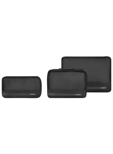 Zestaw 3 organizerów podróżnych Samsonite Ta Revolution Set of 3 Packing Cubes - black